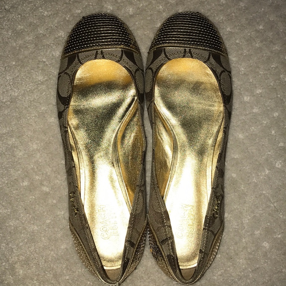 Coach flat shoes